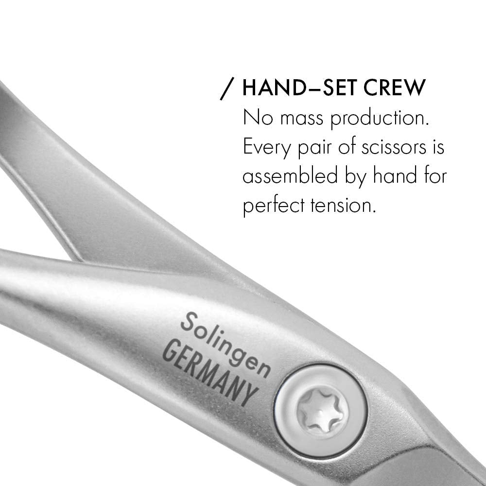 GERMANIKURE 4pc Manicure Set in Black Leather Case – Solingen Germany FINOX Stainless Steel Tools