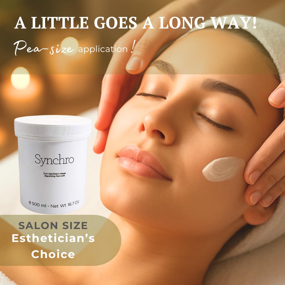 Gernetic Synchro Cream Regulating Face Care – All Skin Types, 500ml Salon Size