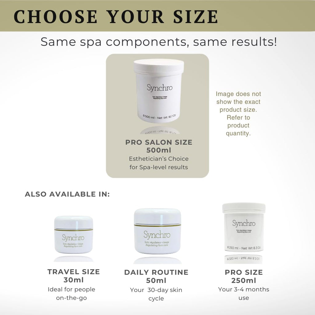 Gernetic Synchro Cream Regulating Face Care – All Skin Types, 500ml Salon Size