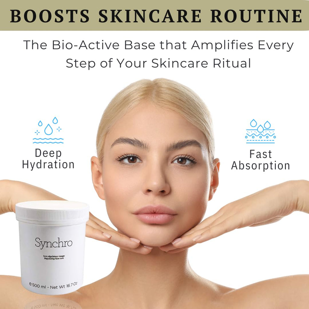 Gernetic Synchro Cream Regulating Face Care – All Skin Types, 500ml Salon Size