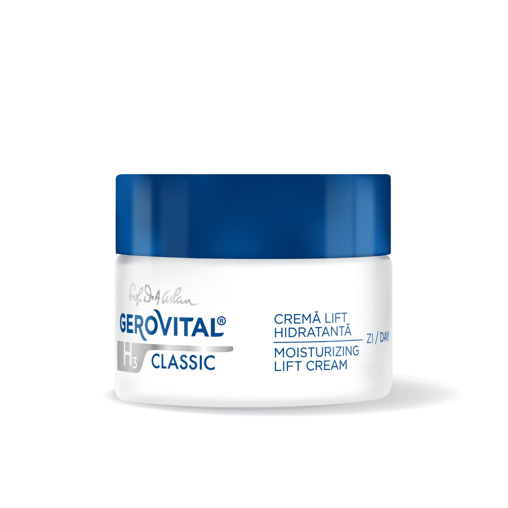 Gerovital Classic Moisturizing Lifting Cream with Hyaluronic Acid & Vitamin E – Deep Hydration & Anti-Aging Support (50 ml)