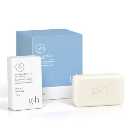 GH PROTECT Bar Soap – Gentle Prebiotic Cleanser with Green Tea for Daily Use