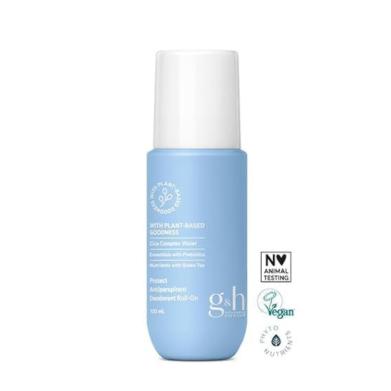 3 x G&H Protect + Deodorant & Anti-Perspirant Roll-On 100 ml (New Package) – Fast-Drying Odor & Wetness Protection