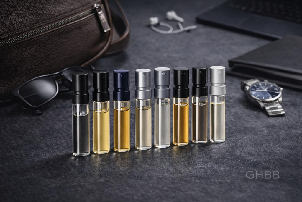 GHBB Cologne 11 Designer Sample Vial Set for Men | Discovery & Travel-Ready Fragrance Sampler