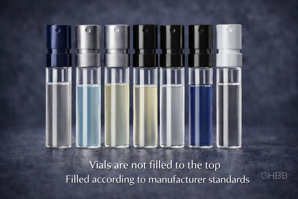 GHBB Men's Cologne Sampler Set — 15 Designer Fragrance Vials (Best Rated)