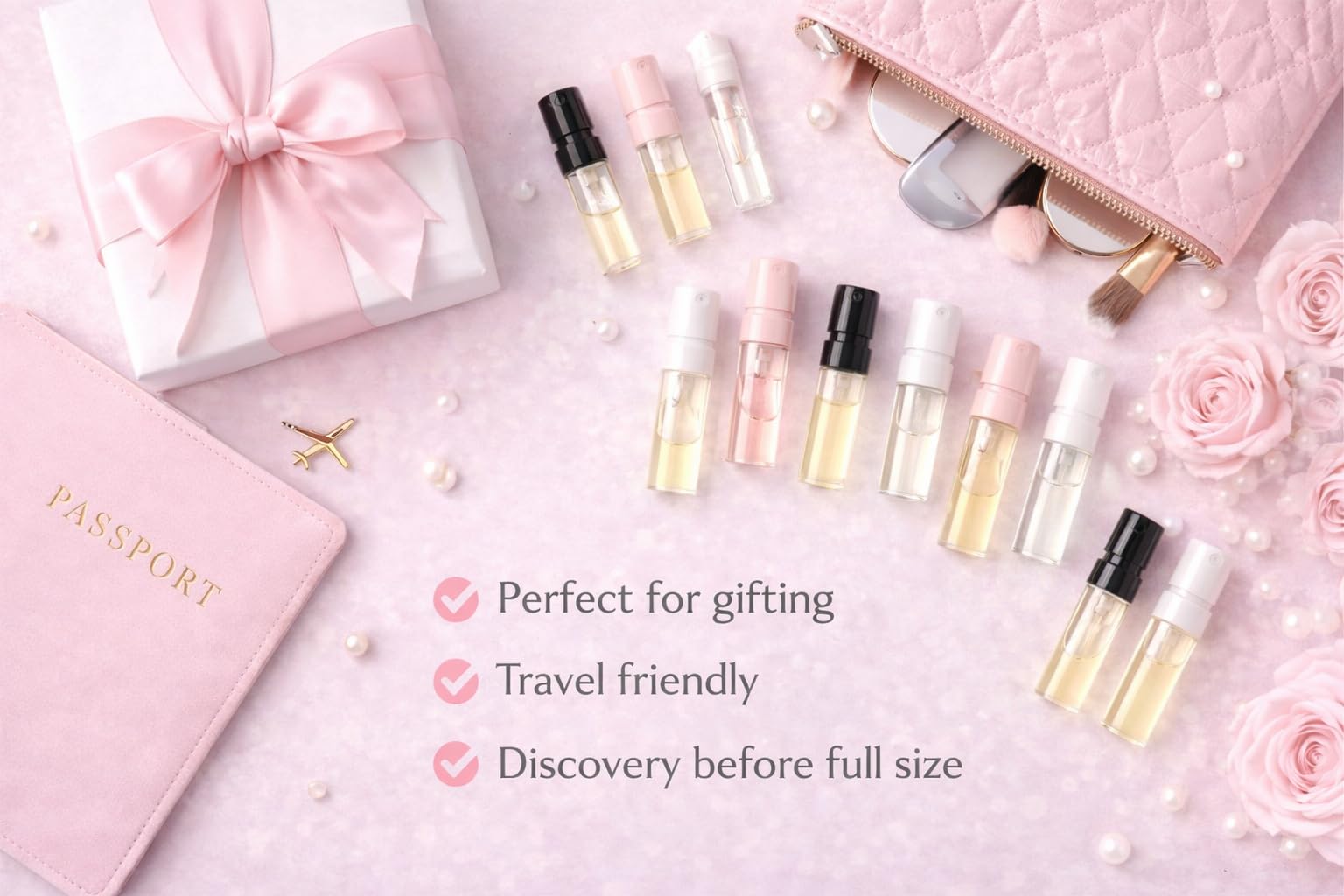 GHBB Womens Perfume Sample Set - 5-Piece Designer Fragrance Discovery Kit
