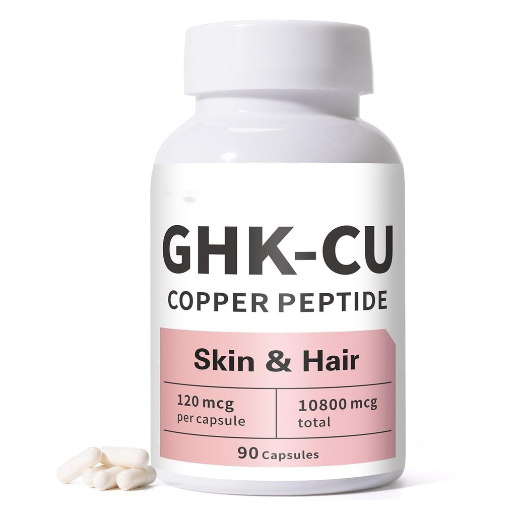 GHK-Cu Peptide for Skin & Hair — Easy to Absorb, 90 Doses