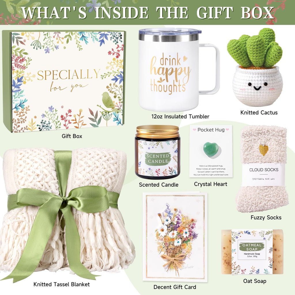 GiftSketch Get Well Soon Care Package for Women - Thoughtful Spa Gift Box