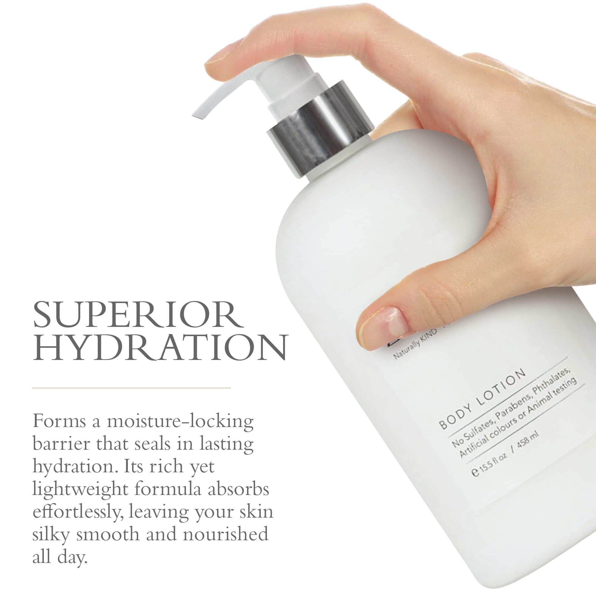 Gilchrist & Soames Zero% Unisex Body Lotion – 15.5oz | Light, Nourishing, Paraben-Free & Phthalate-Free