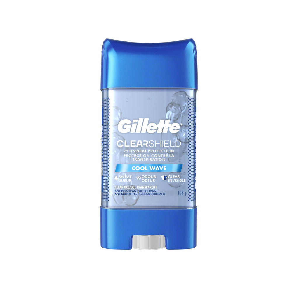 Gillette Clear + Dri-Tech Cool Wave Anti-Perspirant Deodorant (2) | Gel Formula, Dry Finish & Fresh Scent