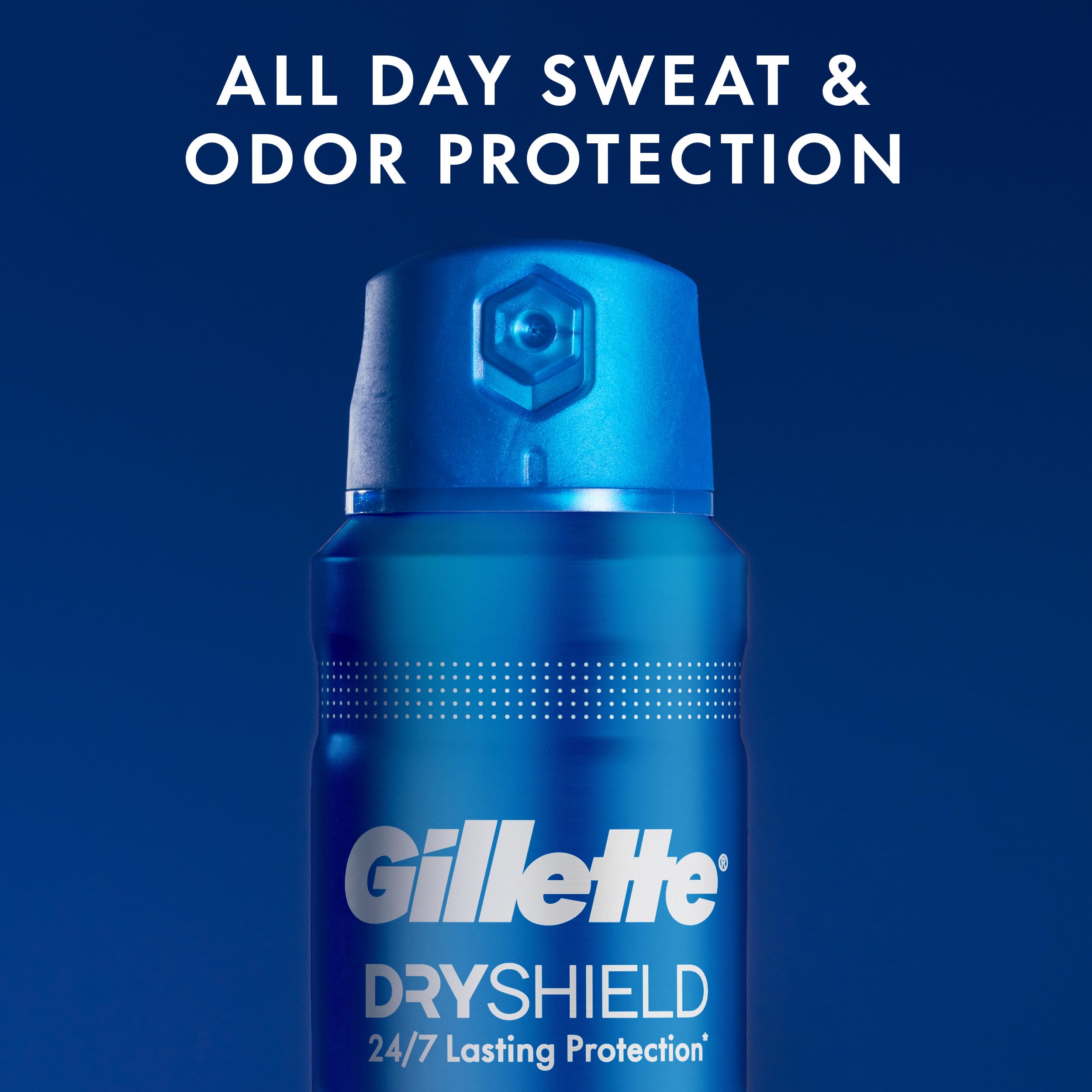 Gillette Dry Spray Antiperspirant & Deodorant for Men – Arctic Ice, 24/7 Sweat & Odor Protection (Pack of 3, 4.3 oz each)