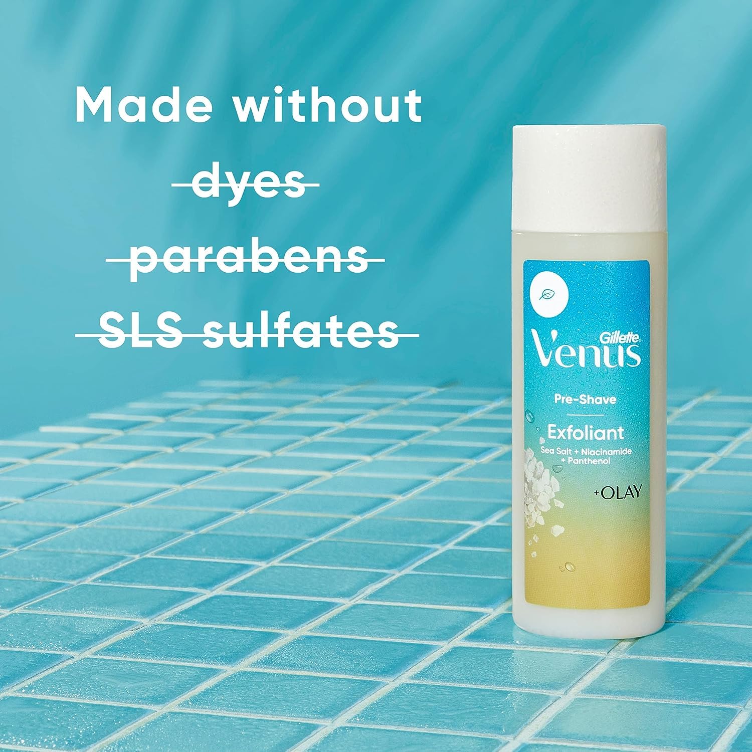 Gillette Venus Sea Salt Exfoliant Scrub – Pre-Shave & Skin Smoothing, 6.7 oz