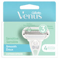 Gillette Venus Smooth Sensitive Cartridges – 4 Count | Gentle Shave Replacement
