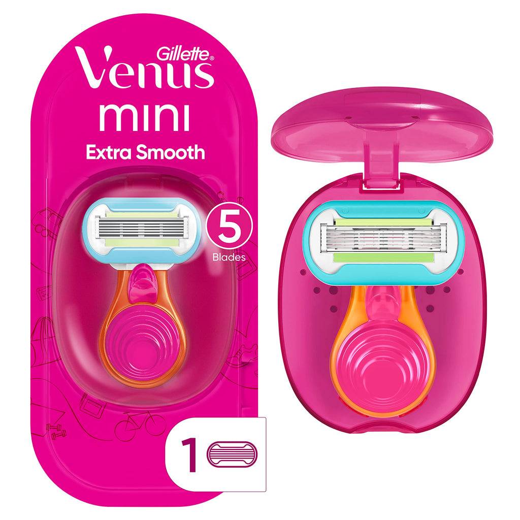 Gillette Venus Snap Cosmo Pink – Portable Extra-Smooth On-The-Go Razor