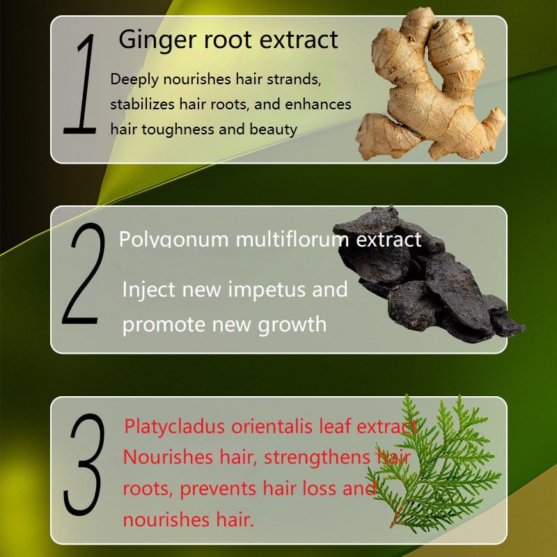 Ginaday 2 Box Ginger Plant Extract Shampoo for Hair Growth & Thinning Hair Support