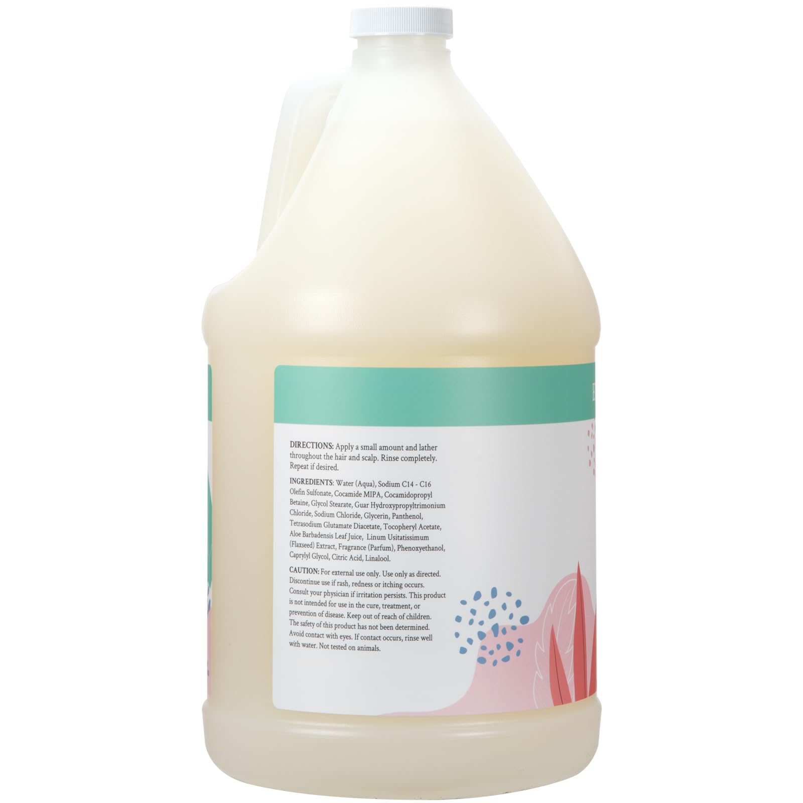 Ginger Lily Farms Botanicals Moisturizing Shampoo – Eucalyptus Tranquility, 1 Gal Refill (Vegan & Cruelty-Free)