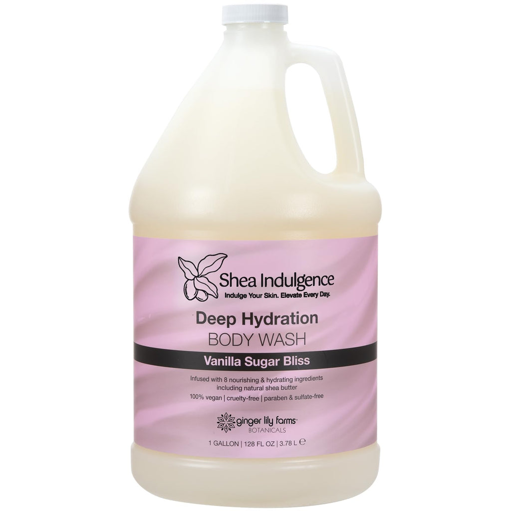 Ginger Lily Farms Botanicals Shea Indulgence Deep Hydration Body Wash – 1 Gallon Refill