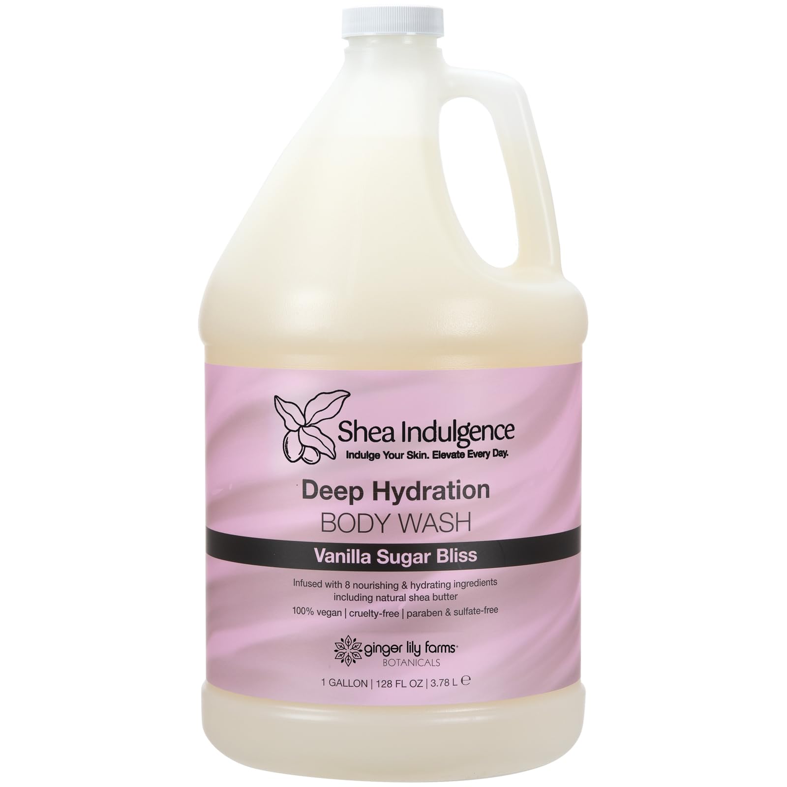 Ginger Lily Farms Botanicals Shea Indulgence Deep Hydration Body Wash – 1 Gallon Refill