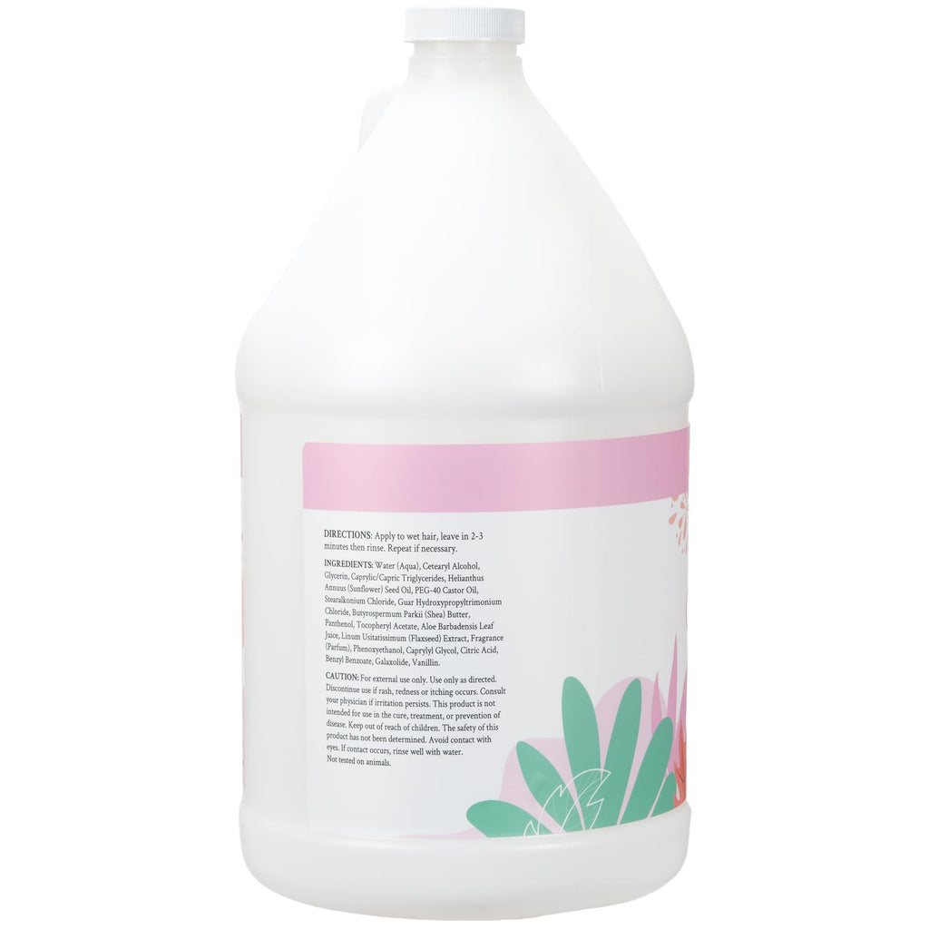 Ginger Lily Farms Botanicals Moisturizing Conditioner for Dry Hair – Vanilla Sugar Bliss, 1 Gallon Refill