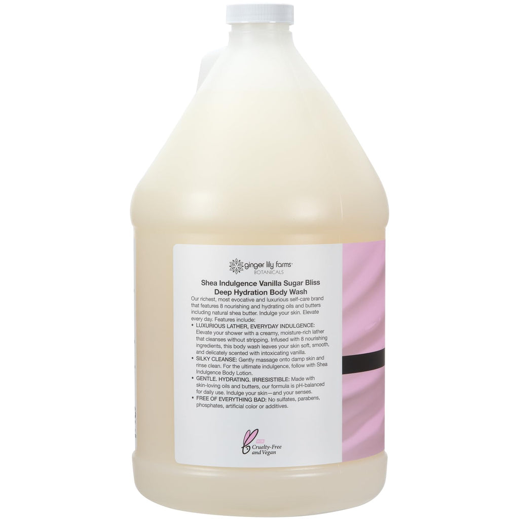 Ginger Lily Farms Botanicals Shea Indulgence Deep Hydration Body Wash – 1 Gallon Refill