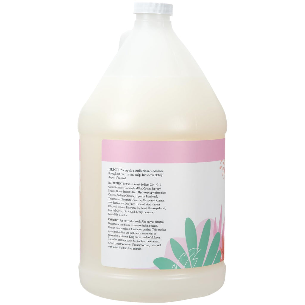 Ginger Lily Farms Botanicals Vanilla Sugar Bliss Moisturizing Shampoo – 1 Gallon Refill | Vegan & Cruelty-Free
