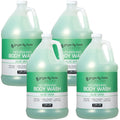 Ginger Lily Farms Club & Fitness Nourishing Body Wash – Vegan, Cruelty-Free Aloe Scent (128 Fl Oz x4)