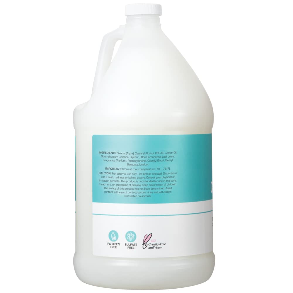 Ginger Lily Farms Club & Fitness Ocean Breeze Moisturizing Conditioner – 1 Gallon Refill, vegan & cruelty-free