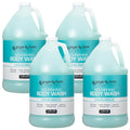 Ginger Lily Farms Club & Fitness Nourishing Body Wash – Ocean Breeze, 1 Gallon Refill (Pack of 4)