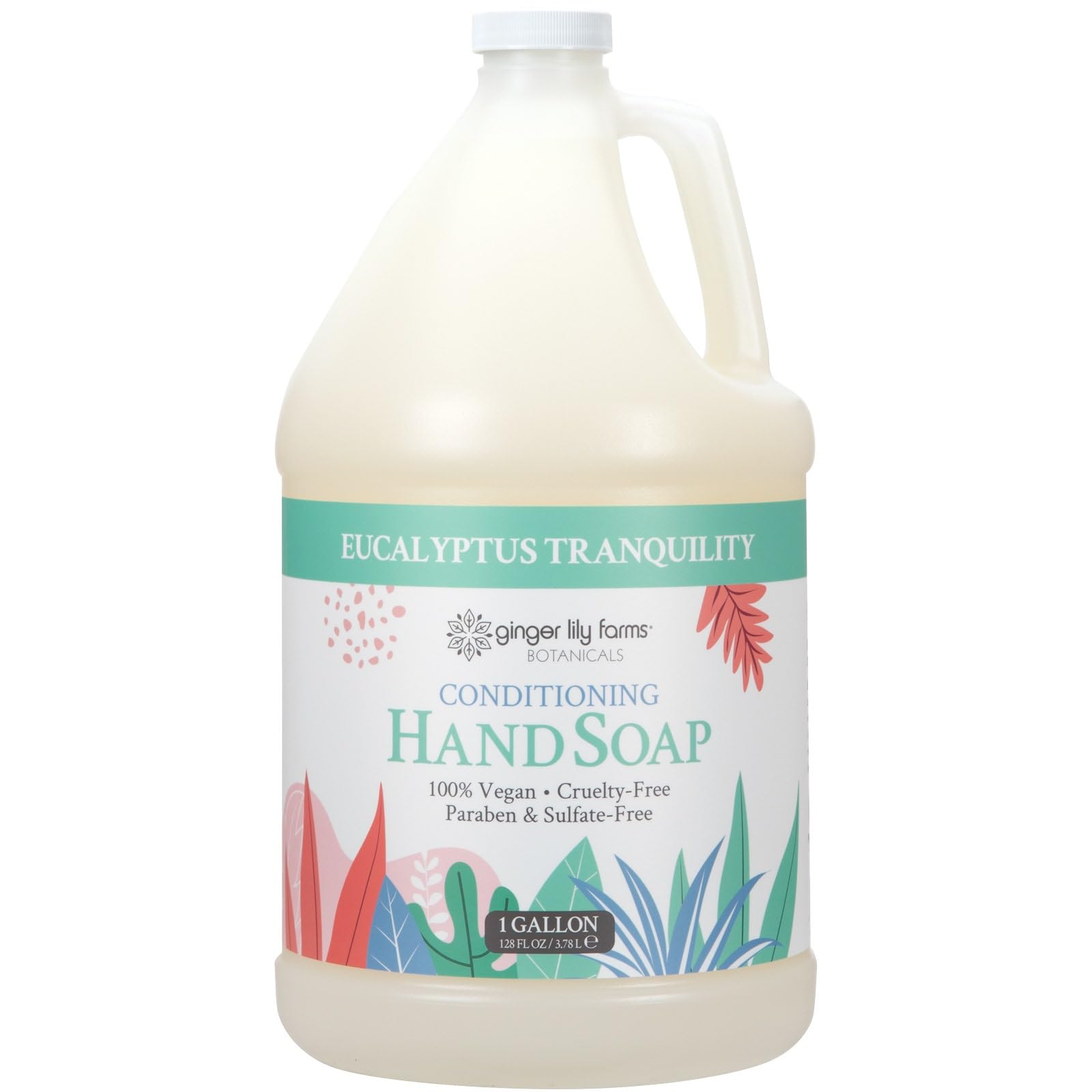 Ginger Lily Farms Botanicals Conditioning Hand Soap Refill – Eucalyptus Tranquility, 1 Gallon