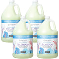Ginger Lily Farms Botanicals Island Tranquility Moisturizing Shampoo – All Hair Types, 1 Gallon Refill (Pack of 4)