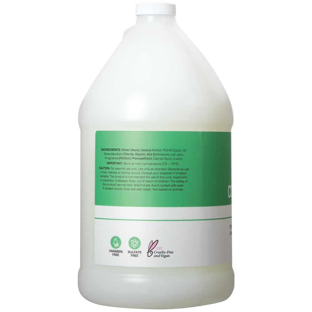 Ginger Lily Farms Club & Fitness Moisturizing Conditioner — 4x1Gal Refill, Vegan & Cruelty-Free