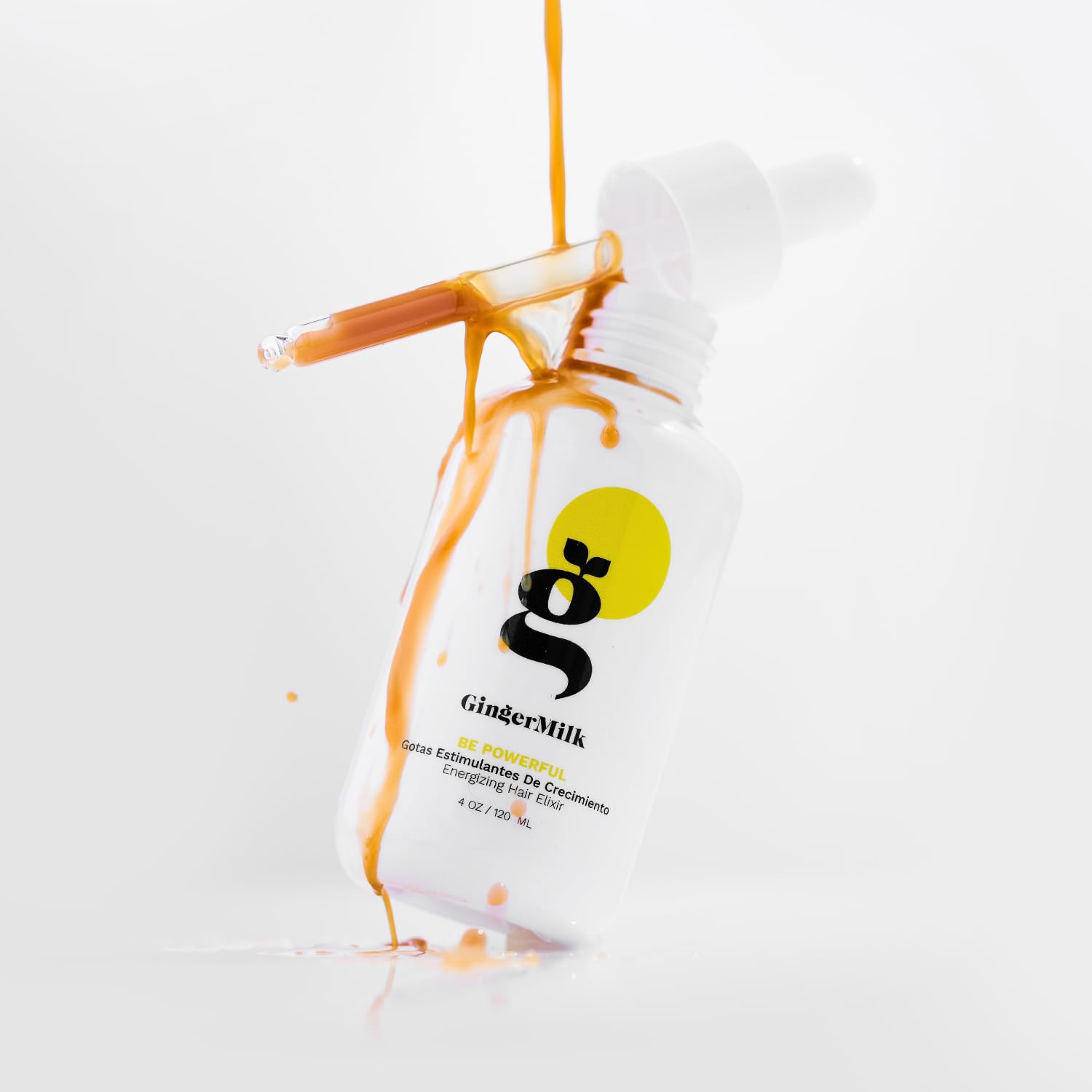 Ginger Root Extract | Growth-Stimulating Drops & Hair Loss Control | Be Powerful Serum (4 oz)