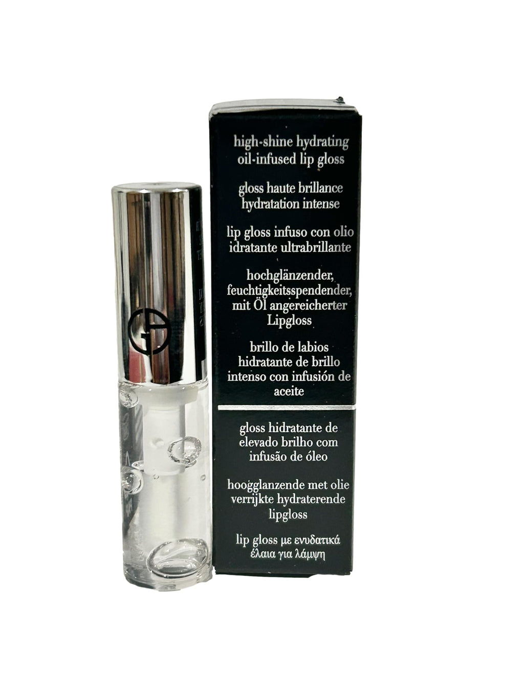 GIORGIO ARMANI Prisma Glass Clear Shine Lip Gloss #01 – 1 ml
