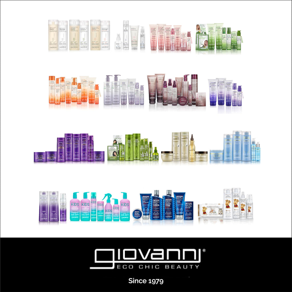 GIOVANNI 50:50 Balanced Shampoo & Conditioner Set – Hydrating, Calming, Color-Safe, Cruelty-Free (24 oz Each)
