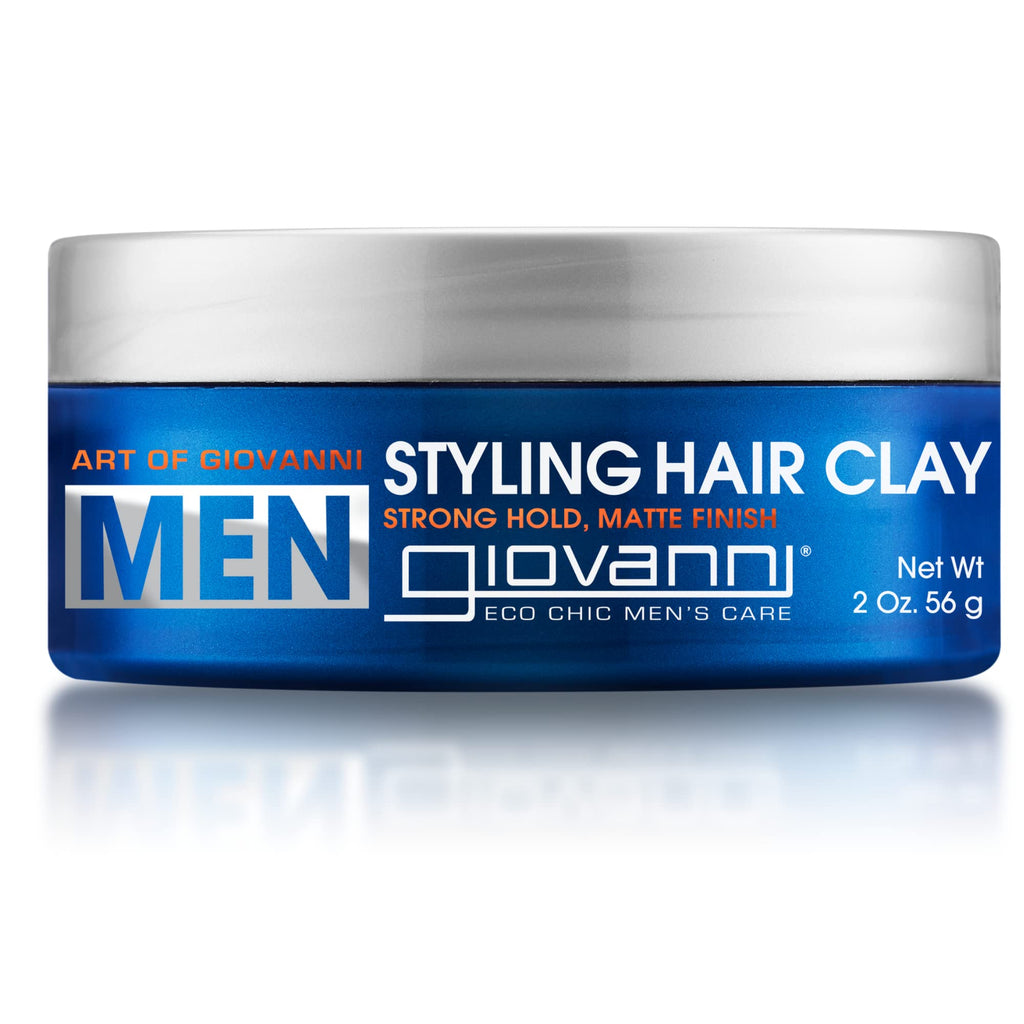 Giovanni Clay Hair Men Cedarwood – Matte Finish, Cedarwood Scent, Defined Texture