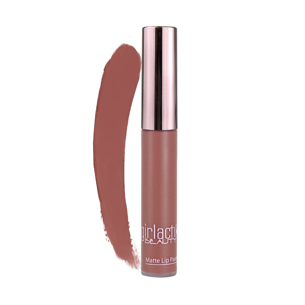 Girlactik Allure Long Lasting Matte Lip Paint – 7.5 ml | Smooth, Pigmented, Lightweight