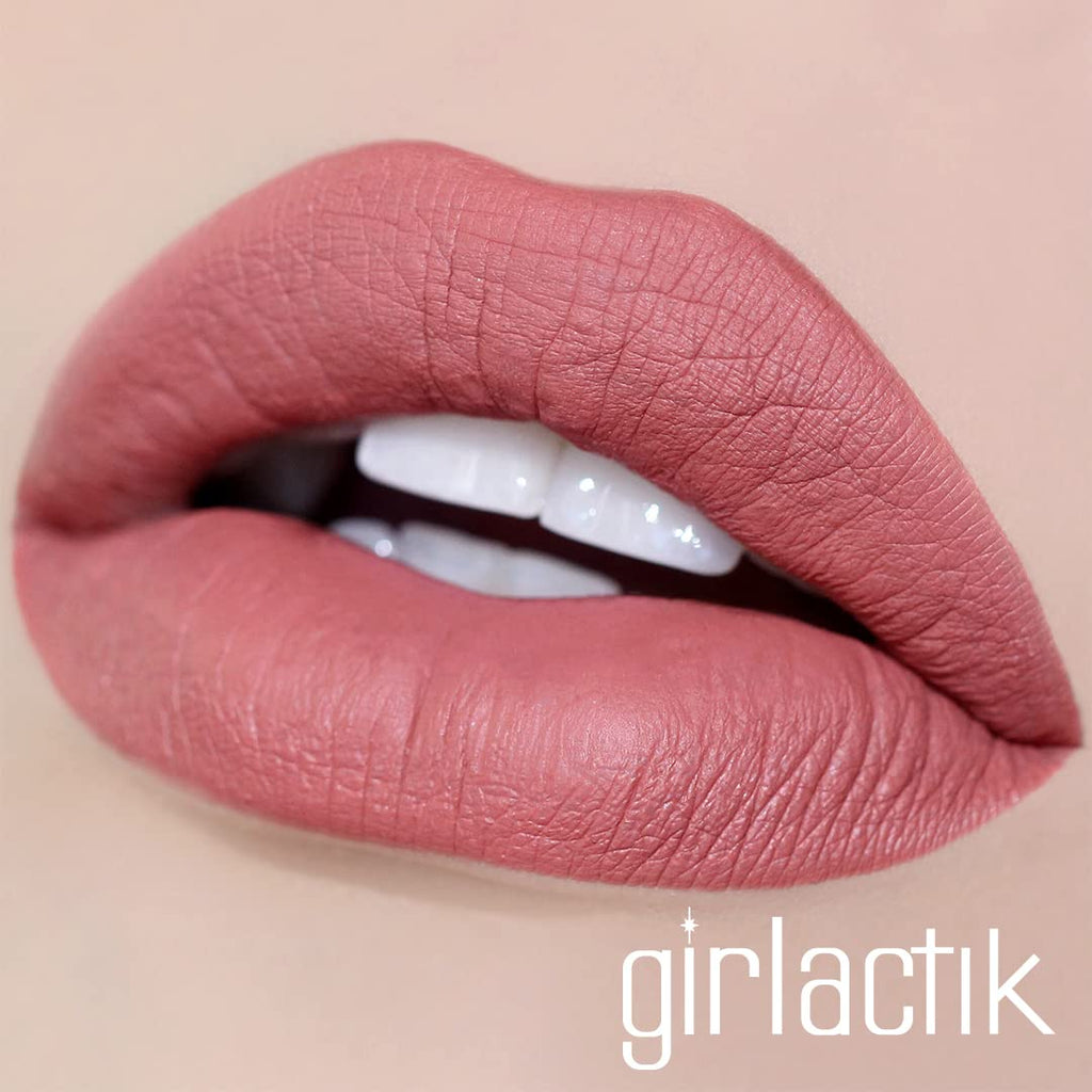 Girlactik Allure Matte Lip Paint – Long-Lasting, Lightweight Liquid Lipstick | 7.5 ml