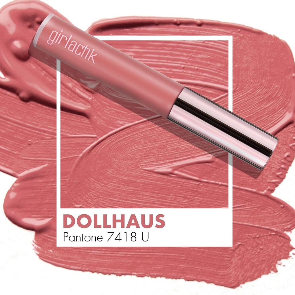 Girlactik Allure Matte Lip Paint – Long-Lasting, Lightweight Liquid Lipstick | 7.5 ml
