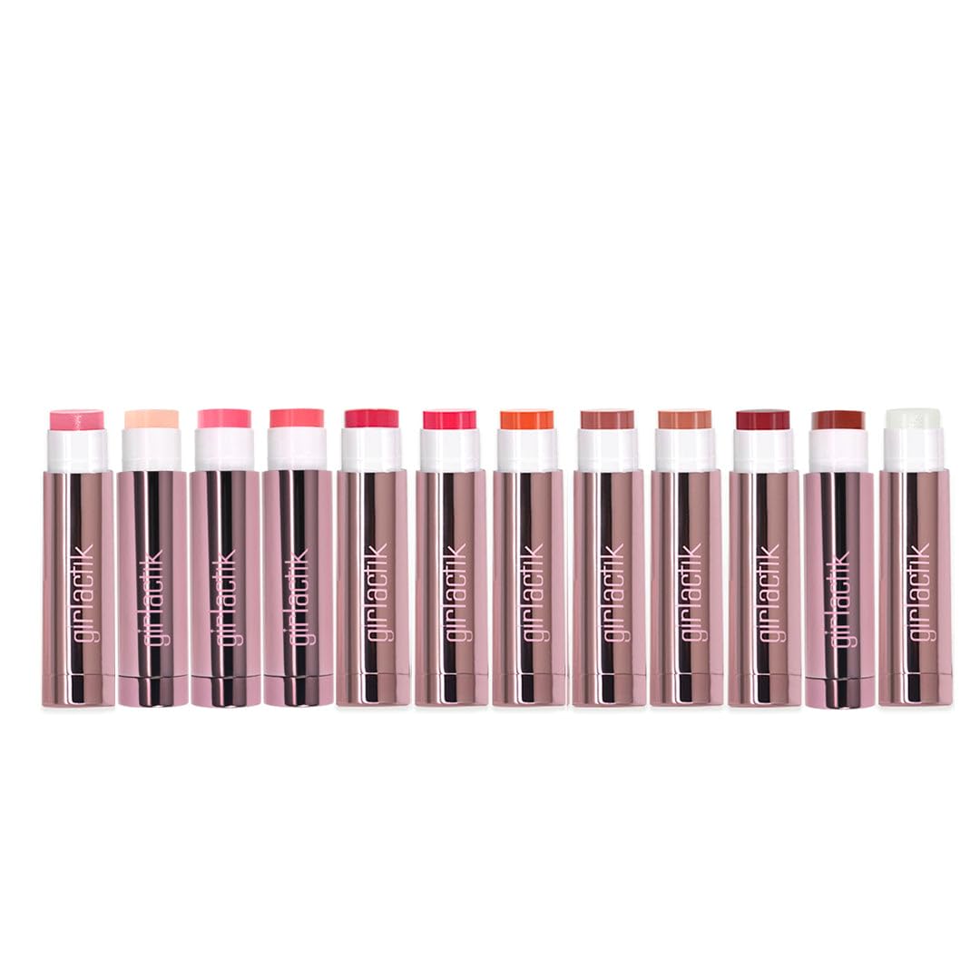 Girlactik Jello Gloss Balm – Hydrating Lip Gloss with Pink Lemonade Scent | 0.15 oz Veil