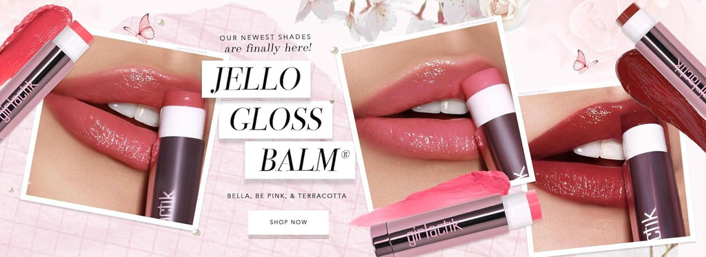 Girlactik Jello Gloss Lip Balm Bella – Original Hydrating Lip Glow with Vitamin E, Aloe Vera & Plant Oils (4.5 g)