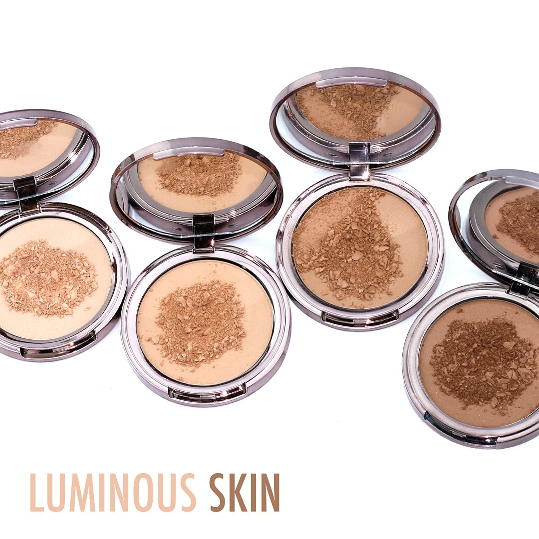 Girlactik Luminous Face Powder – Radiant Finish, Lightweight & Buildable (Medium) – Vegan, Cruelty-Free