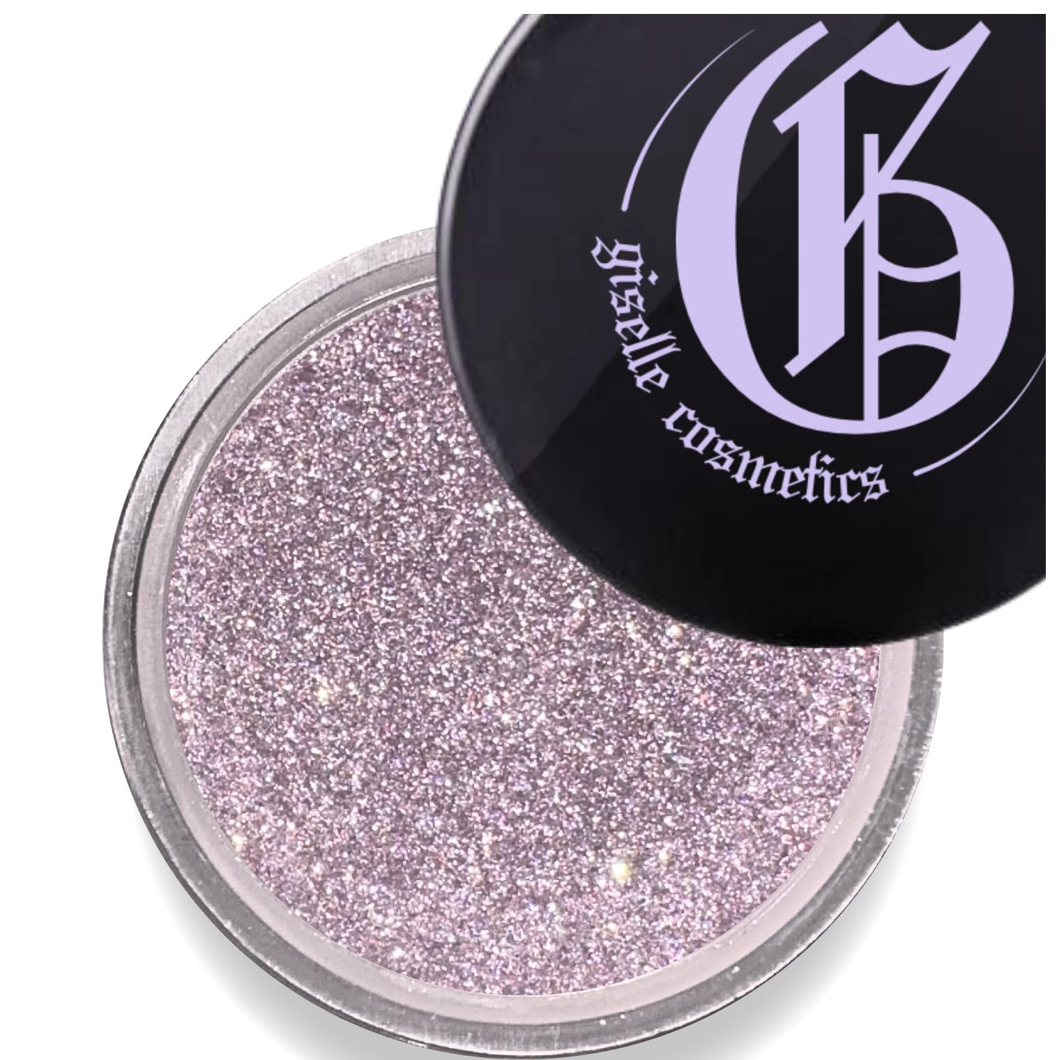 Giselle Cosmetics Purple Pearl Loose Mineral Eyeshadow – Organic, Talc-Free Glitter Eye Shadow