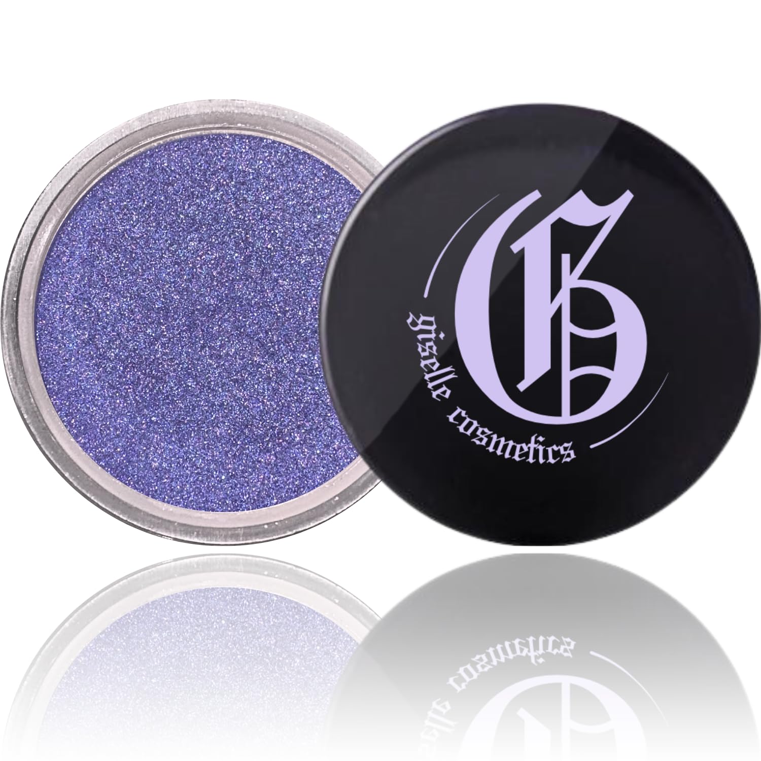 Giselle Cosmetics Blue Sapphire Loose Mineral Eyeshadow – Organic, Talc-Free, Purple Shimmer