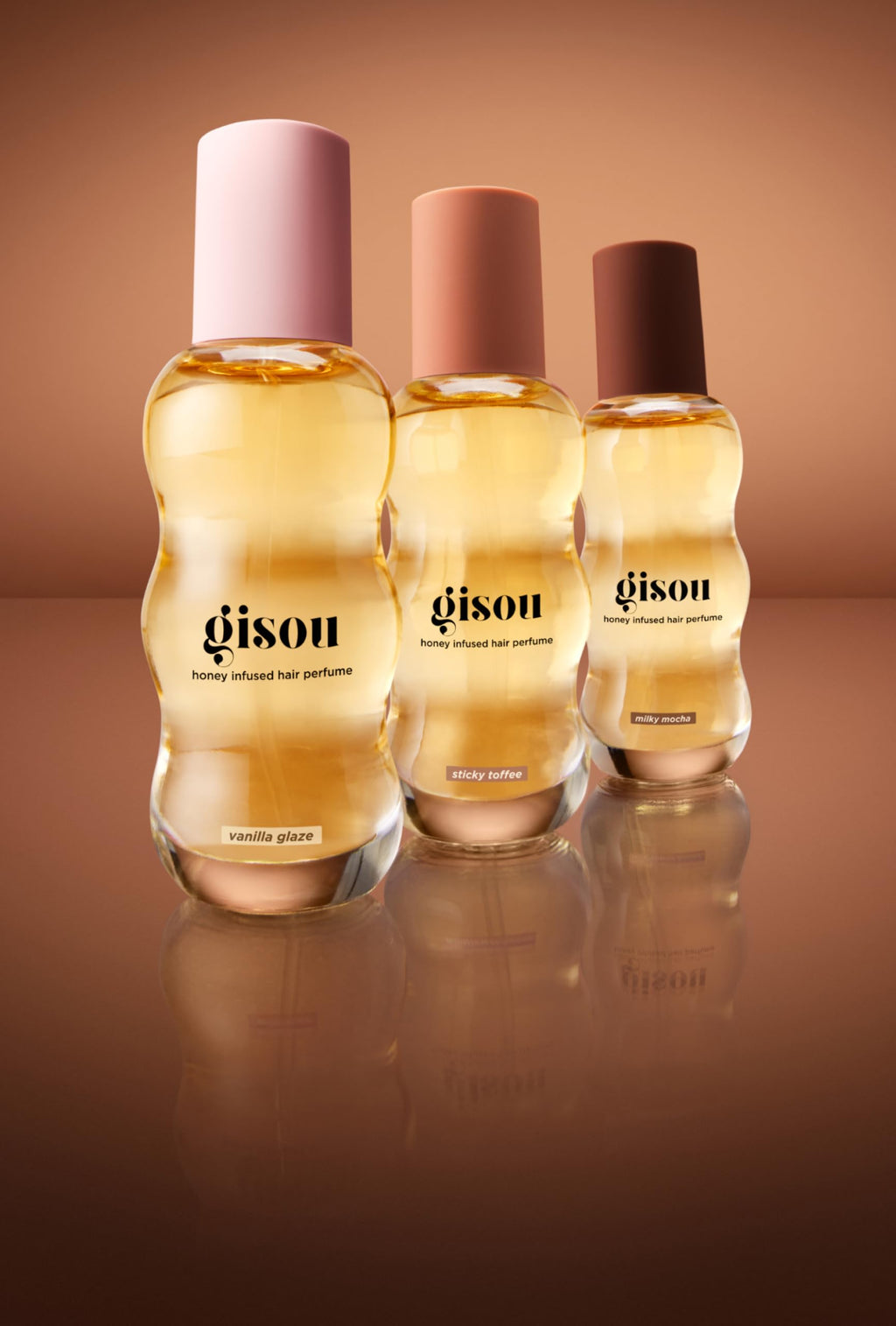 Gisou Hair Perfume Mini 15 ml – Vanilla Glaze | Honey-Infused Hair Fragrance