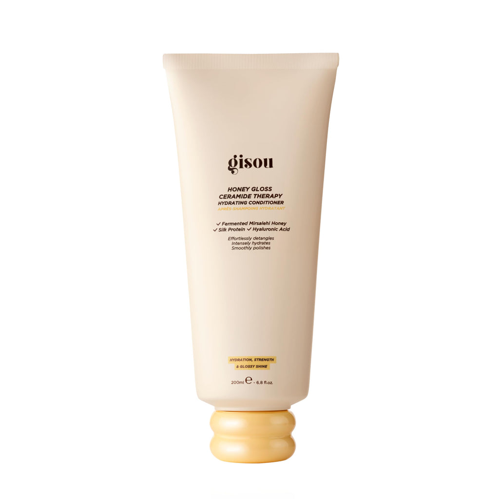 Gisou Honey Gloss Ceramide Therapy Hydrating Conditioner – Smooths, Detangles & Adds Shine
