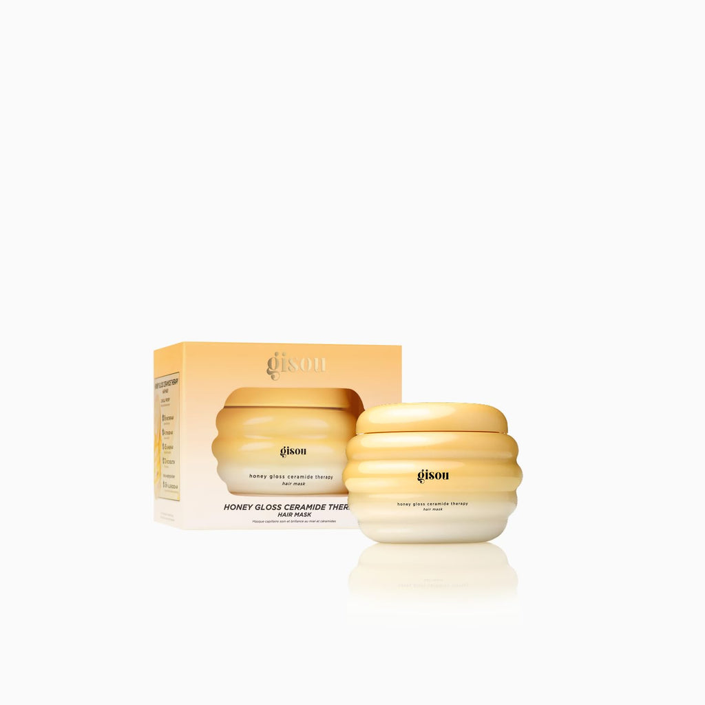 Gisou Honey Gloss Ceramide Therapy Hair Mask Mini – Deep Hydration, Repair & Shine (2.5 fl oz)