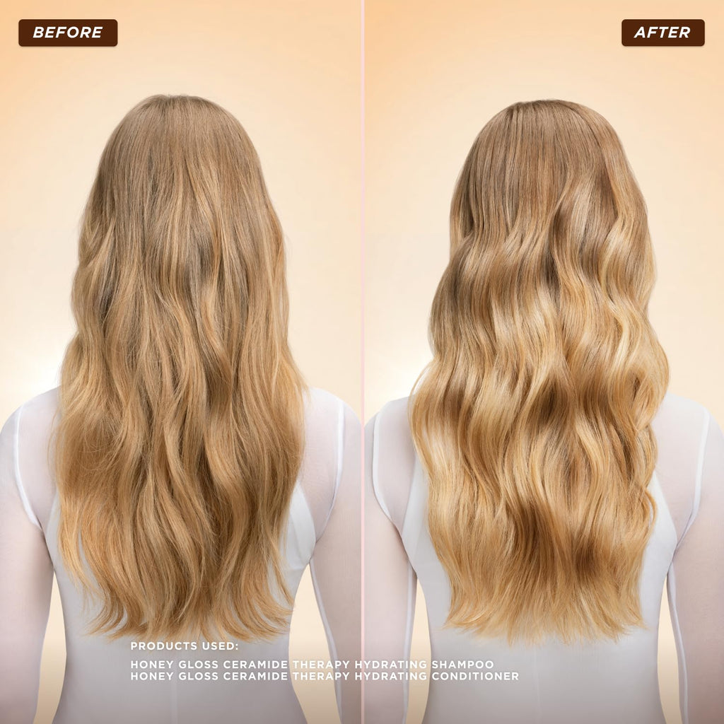 Gisou Honey Gloss Ceramide Therapy Hydrating Conditioner – Smooths, Detangles & Adds Shine