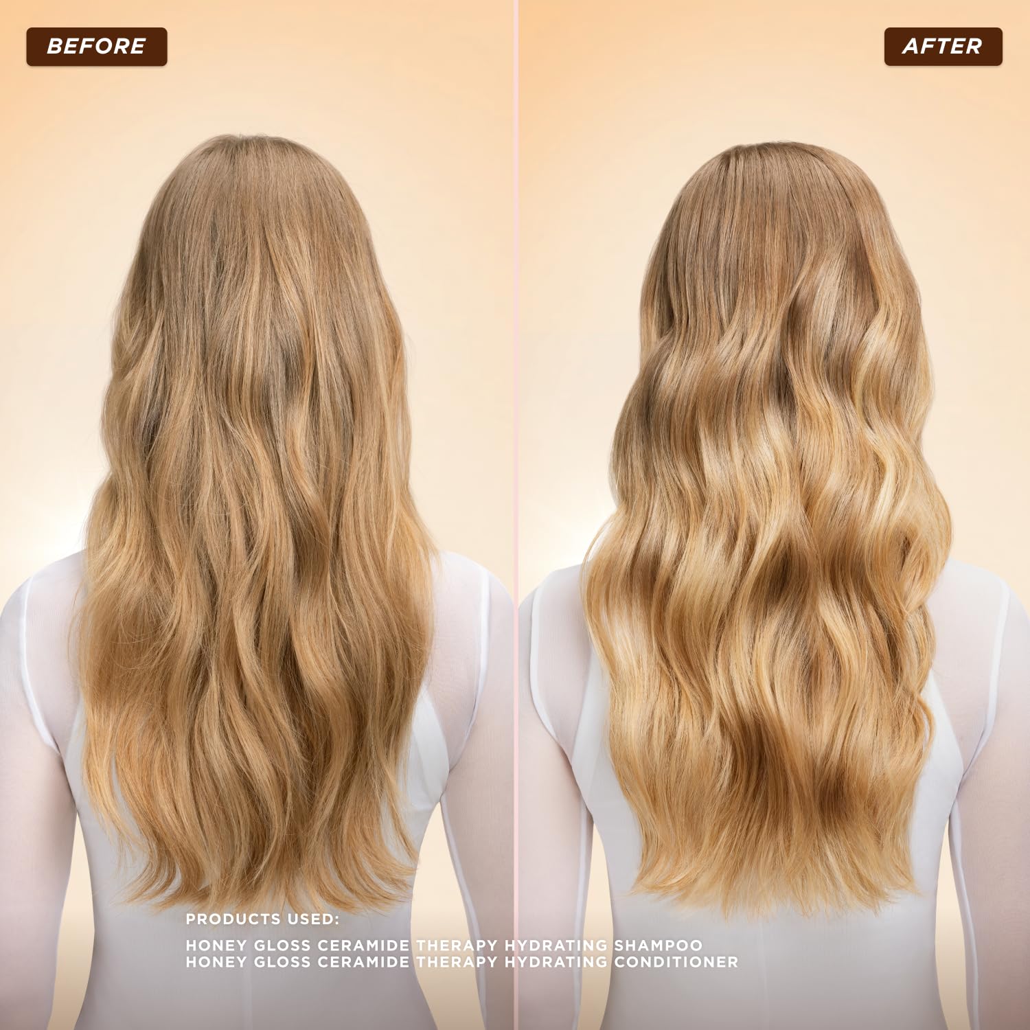 Gisou Honey Gloss Ceramide Therapy Hydrating Conditioner – Smooths, Detangles & Adds Shine