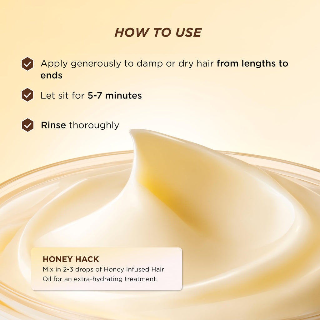 Gisou Honey Gloss Ceramide Therapy Hair Mask – Deep Hydration, Strength & Shine (7.8 oz)