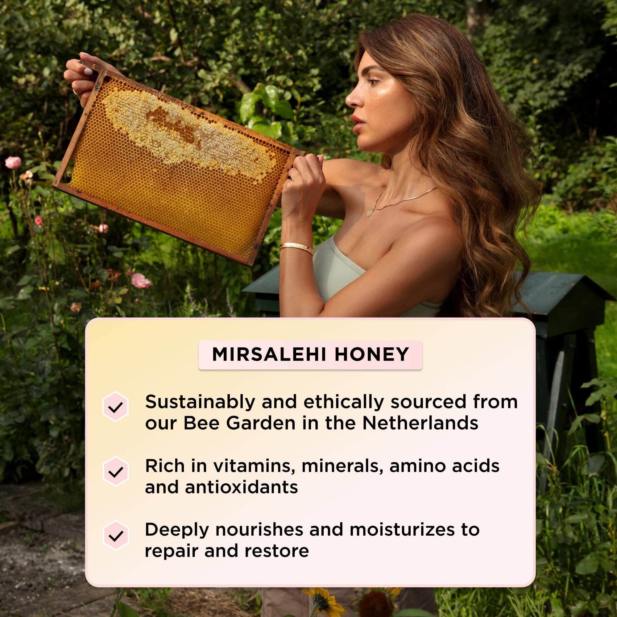 Gisou Honey Infused Hair Mask Travel Size — Hydration, Repair & Shine (2.5 fl oz)